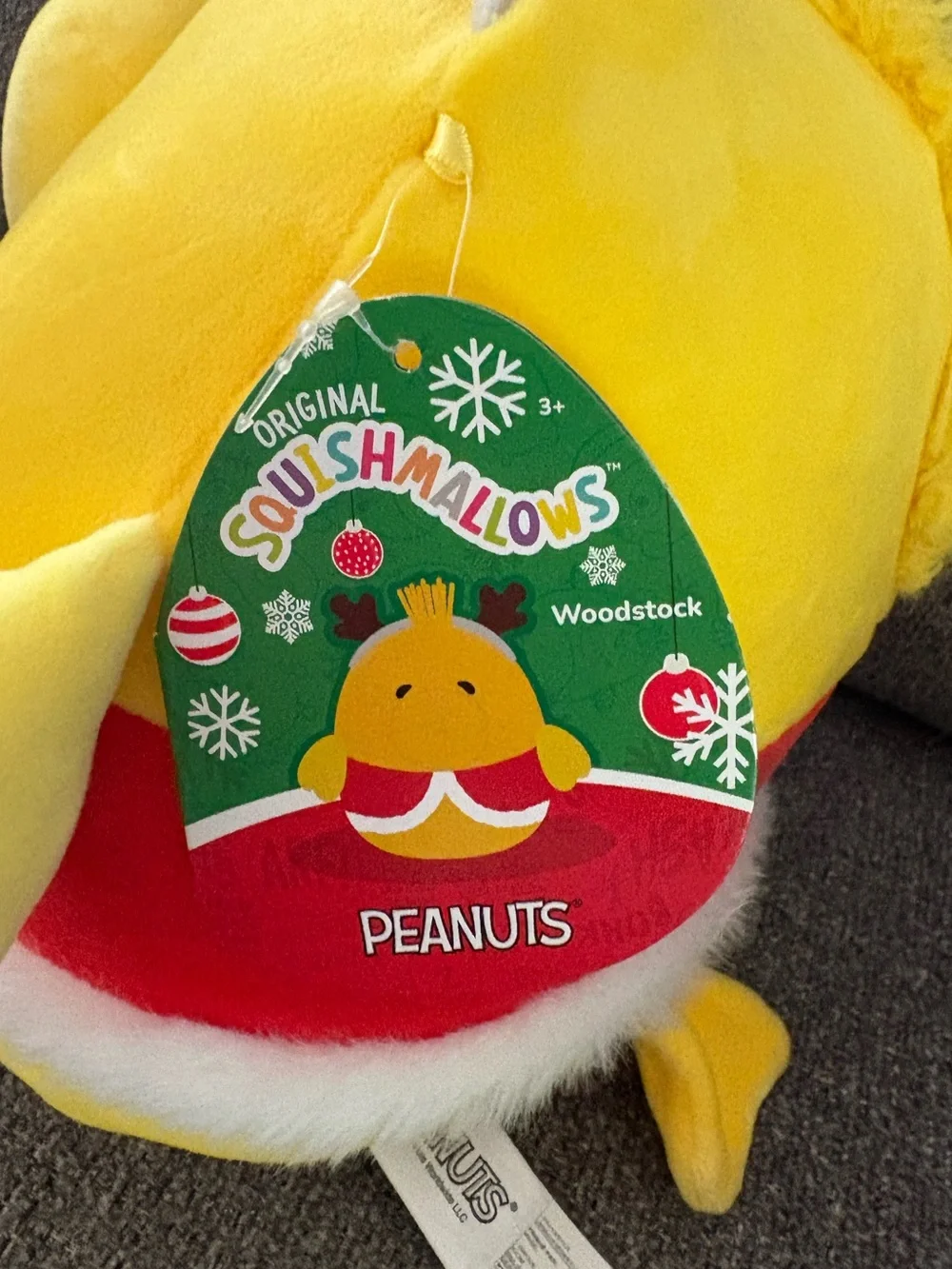 💛 NWT Peanuts Woodstock Christmas Squishmallow 💛